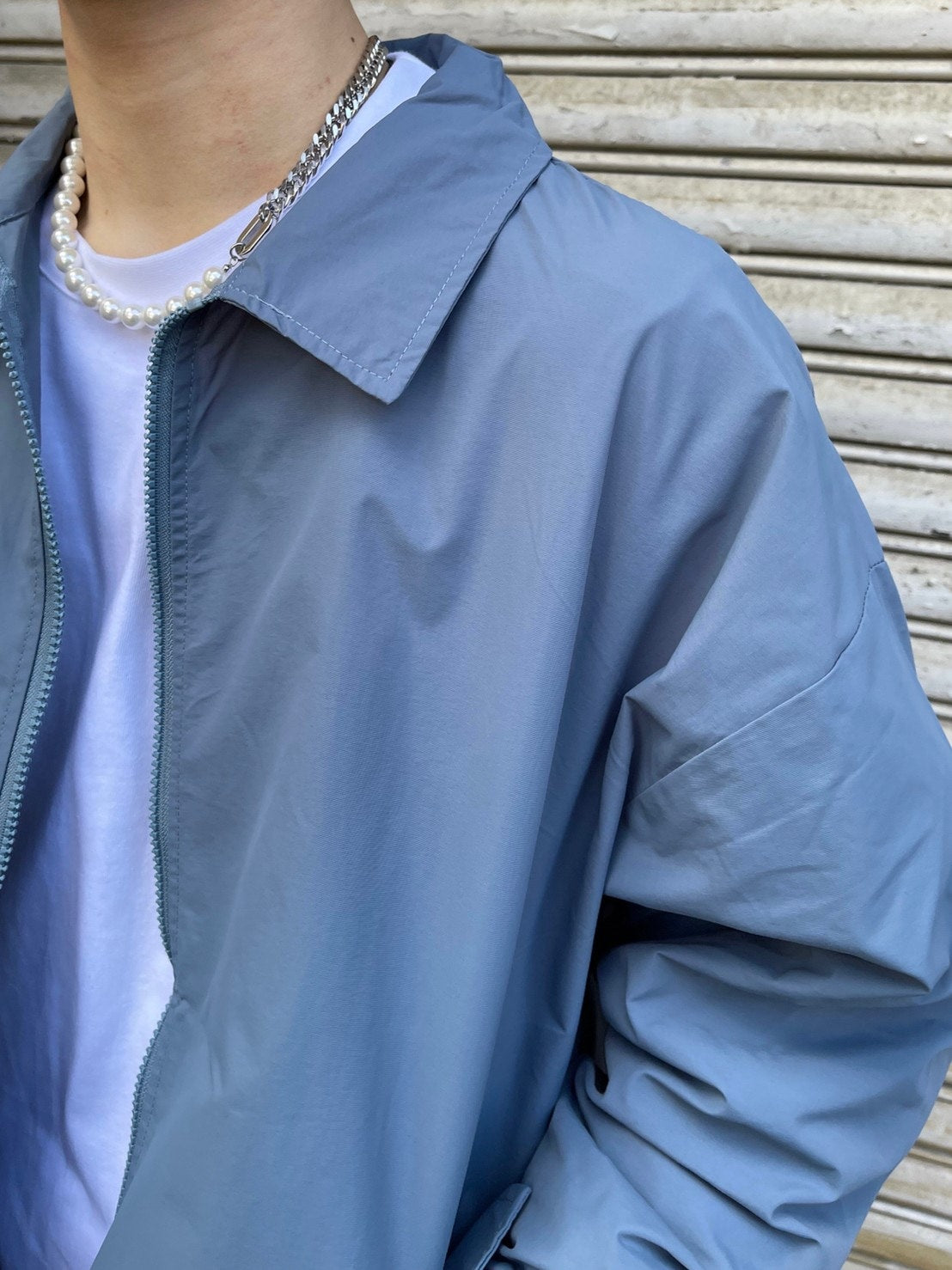 受注制【Chikashitsu +】nylon blouson (4color)