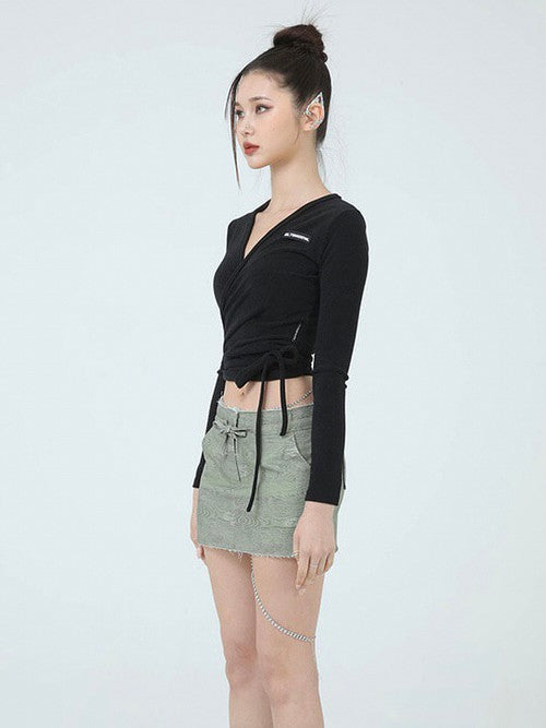 【ugly shadow】TERRY RAB CROP TOP