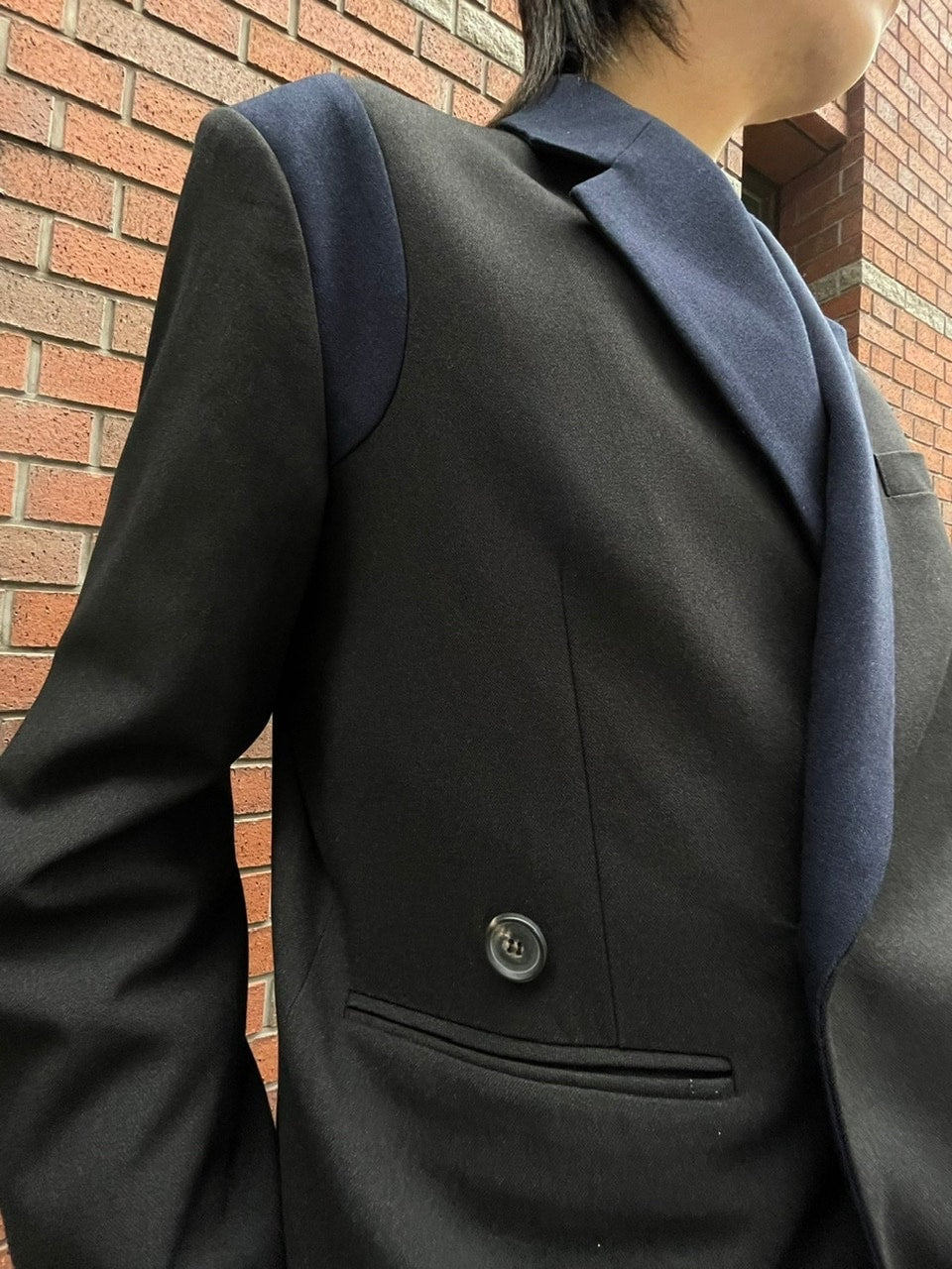 受注制【Chikashitsu +】set up varsity design jacket (2color)