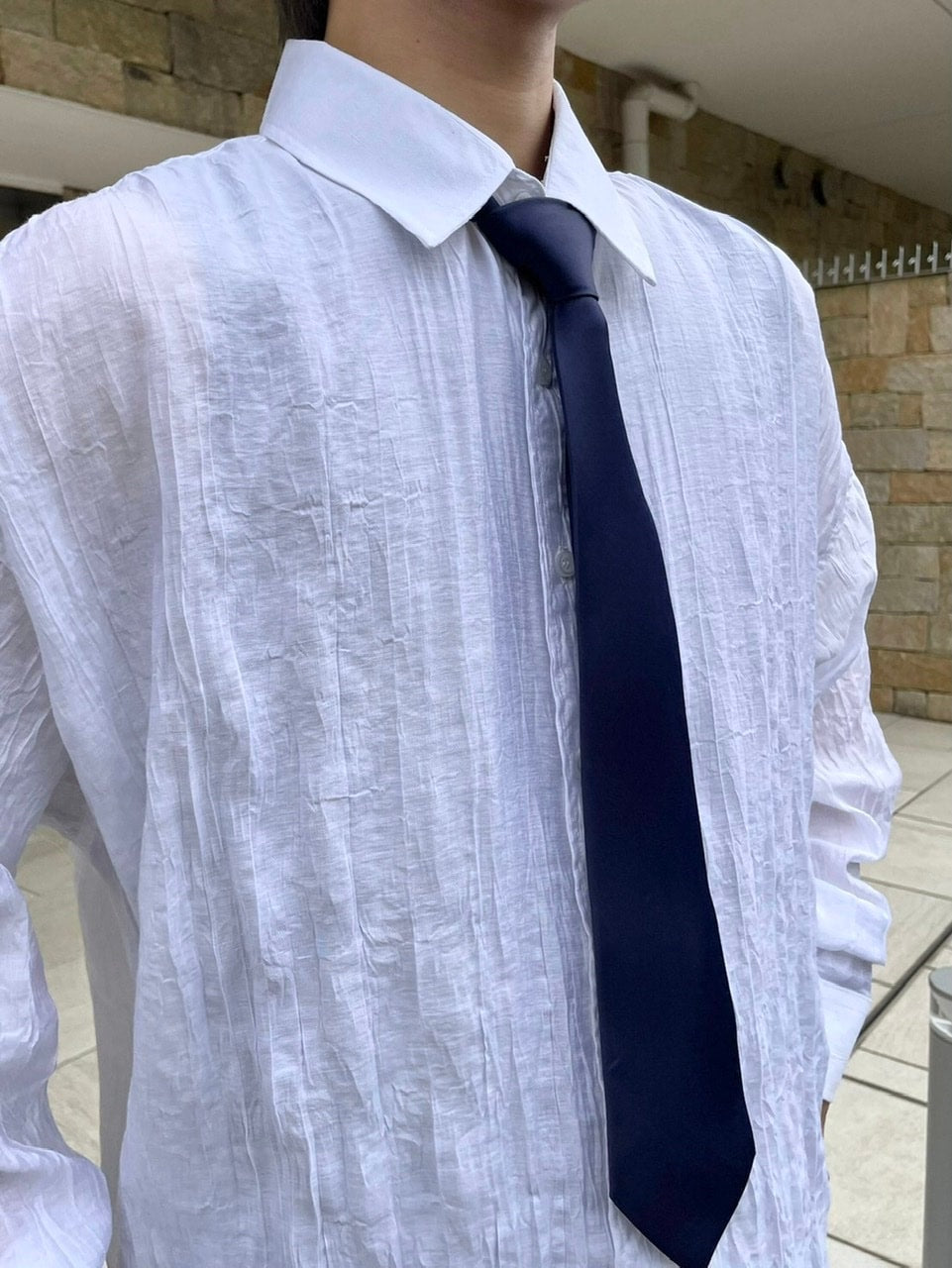 受注制【Chikashitsu +】satin necktie (5color)