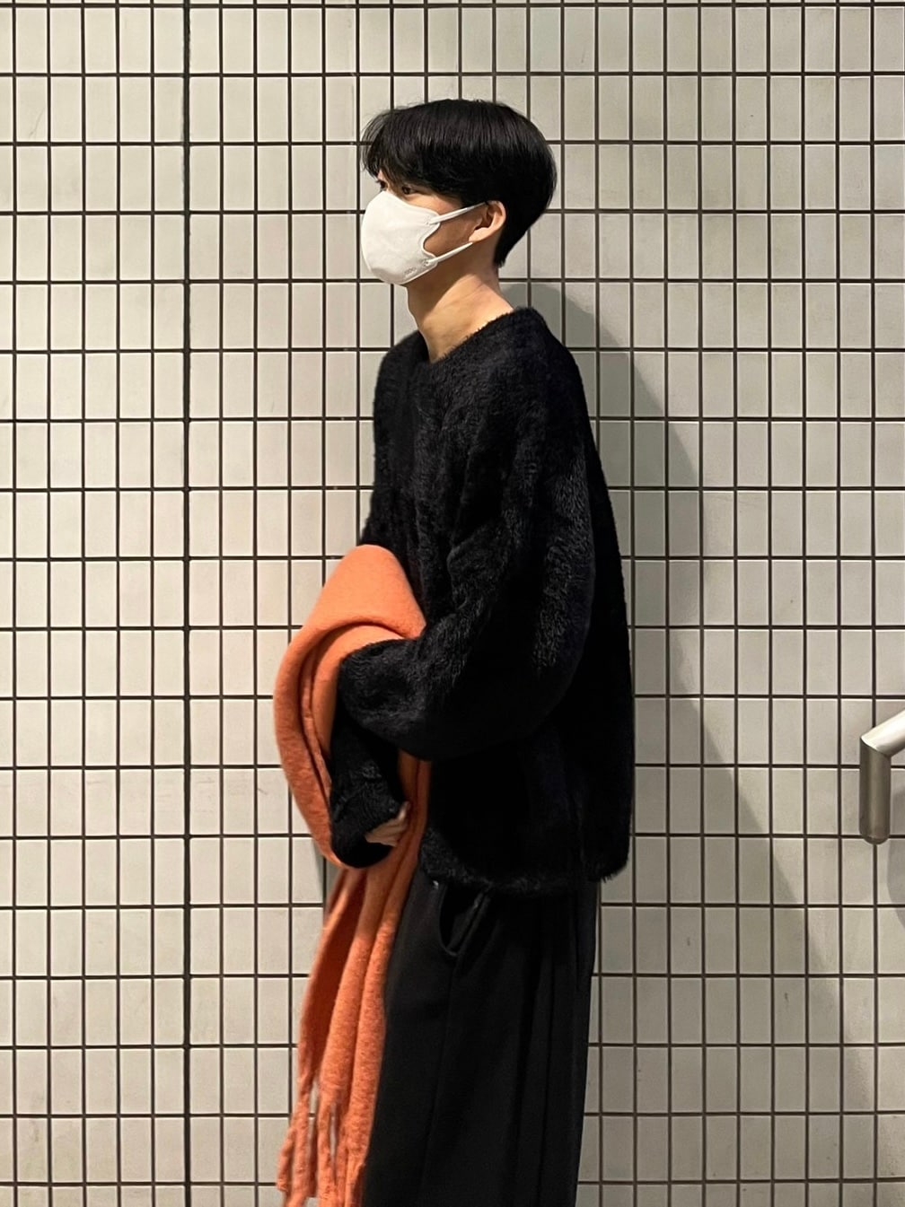 受注制【Chikashitsu +】volume color muffler (6color)