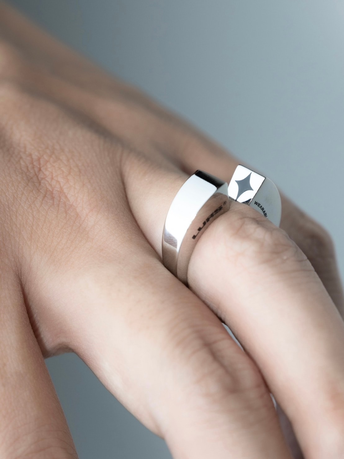 【LURS】LURS Big head and small tail ring