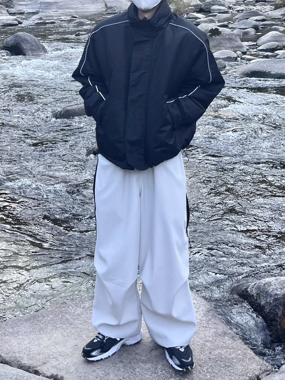 【youll】piping padding jacket