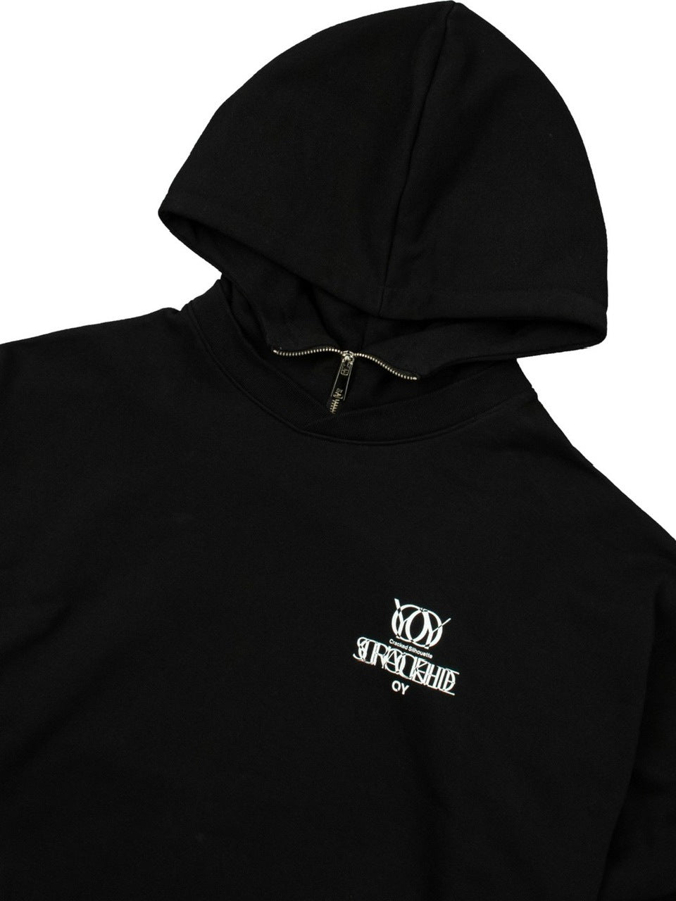 【OY】OVERLAY LOGO ZIPPER POLA HOODIE