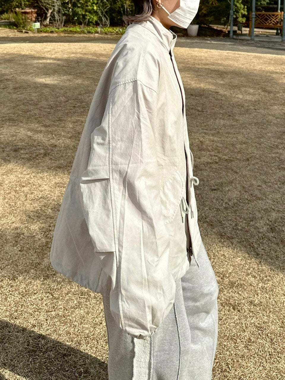 受注制【Chikashitsu +】cotton blouson(3color) / 【チカシツプラス】コットンジャケット