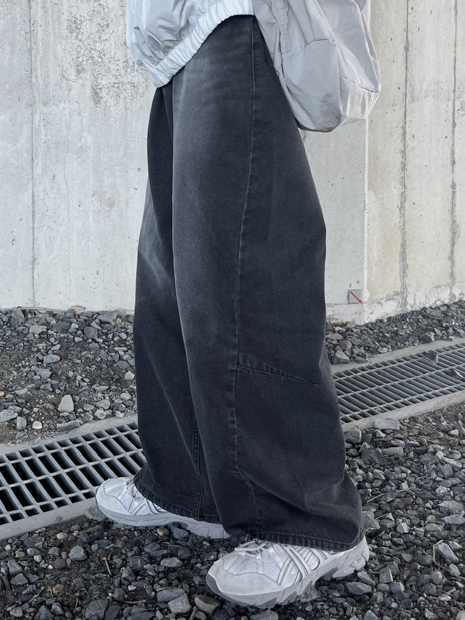 受注制【youll】denim wide pants (2color)