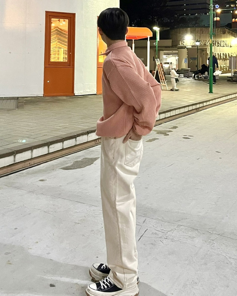 受注制【RENOL】stitch denim pants