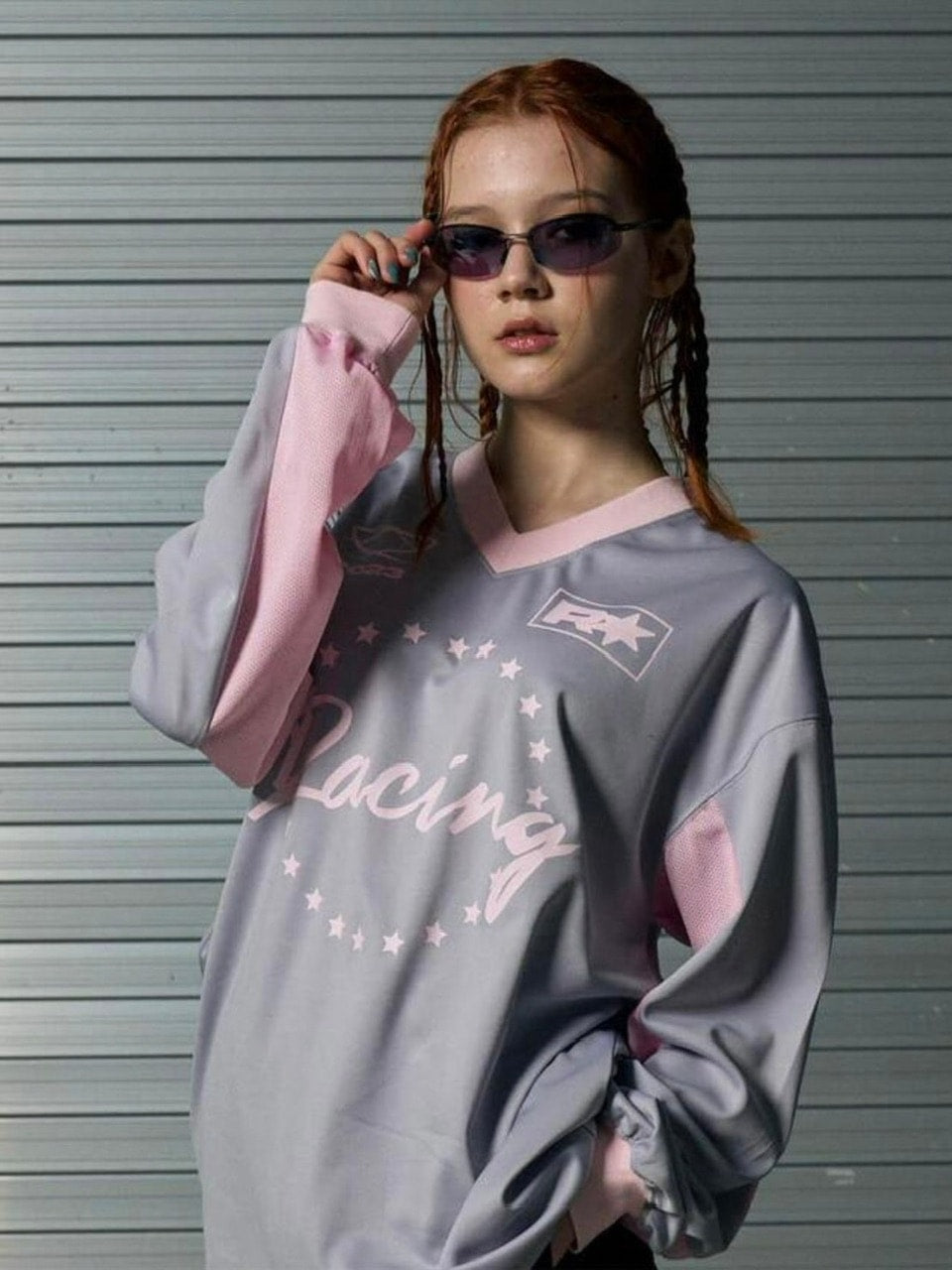 【runningHIGH】MOTOR CYCLE JERSEY PULLOVER TOP