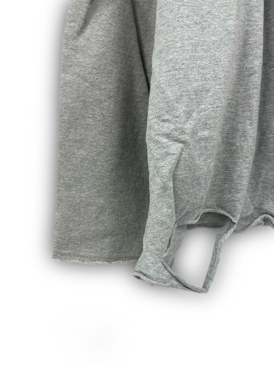 受注制【Never mind the XU】layered damage hoodie (2color)