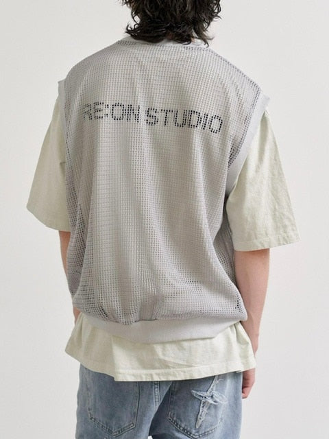 【RE:ON STUDIO】LAYERED MESH VEST