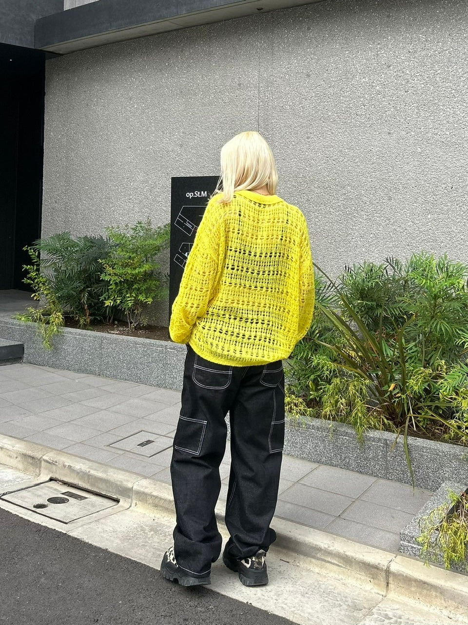 受注制【Chikashitsu +】pastry collar knit cardigan (5color)