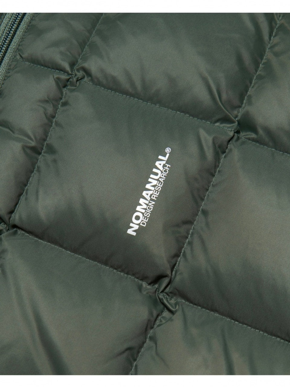 【NOMANUAL】SQR PADDED HALF ZIP-UP JACKET