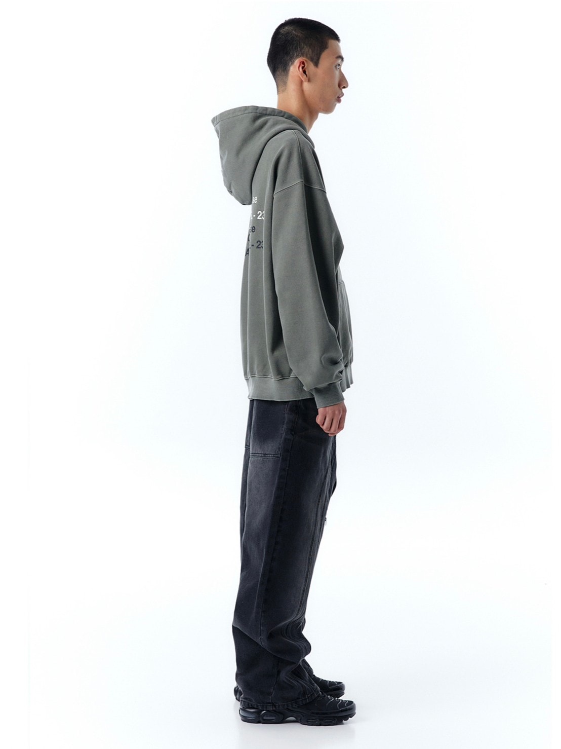 【OY】PIGMENT TYPO HOODIE