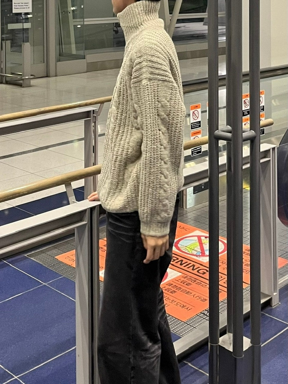 受注制【youll】zip up cable knit (5color)