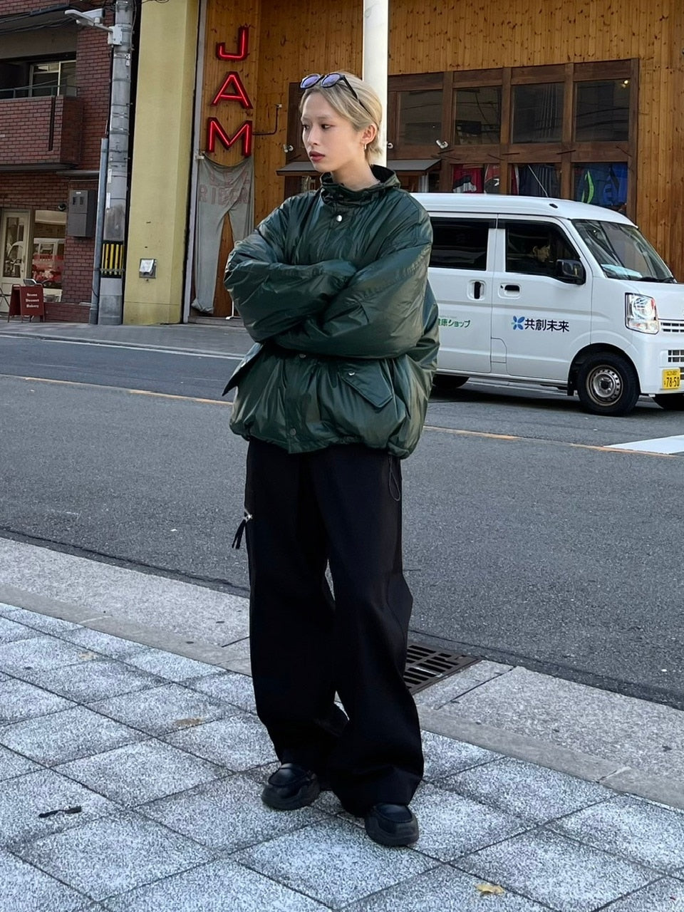 【Chikashitsu +】unisex padding blouson (4color) / 【チカシツプラス】ユニセックスパディングエムエーワン長袖ブルゾン