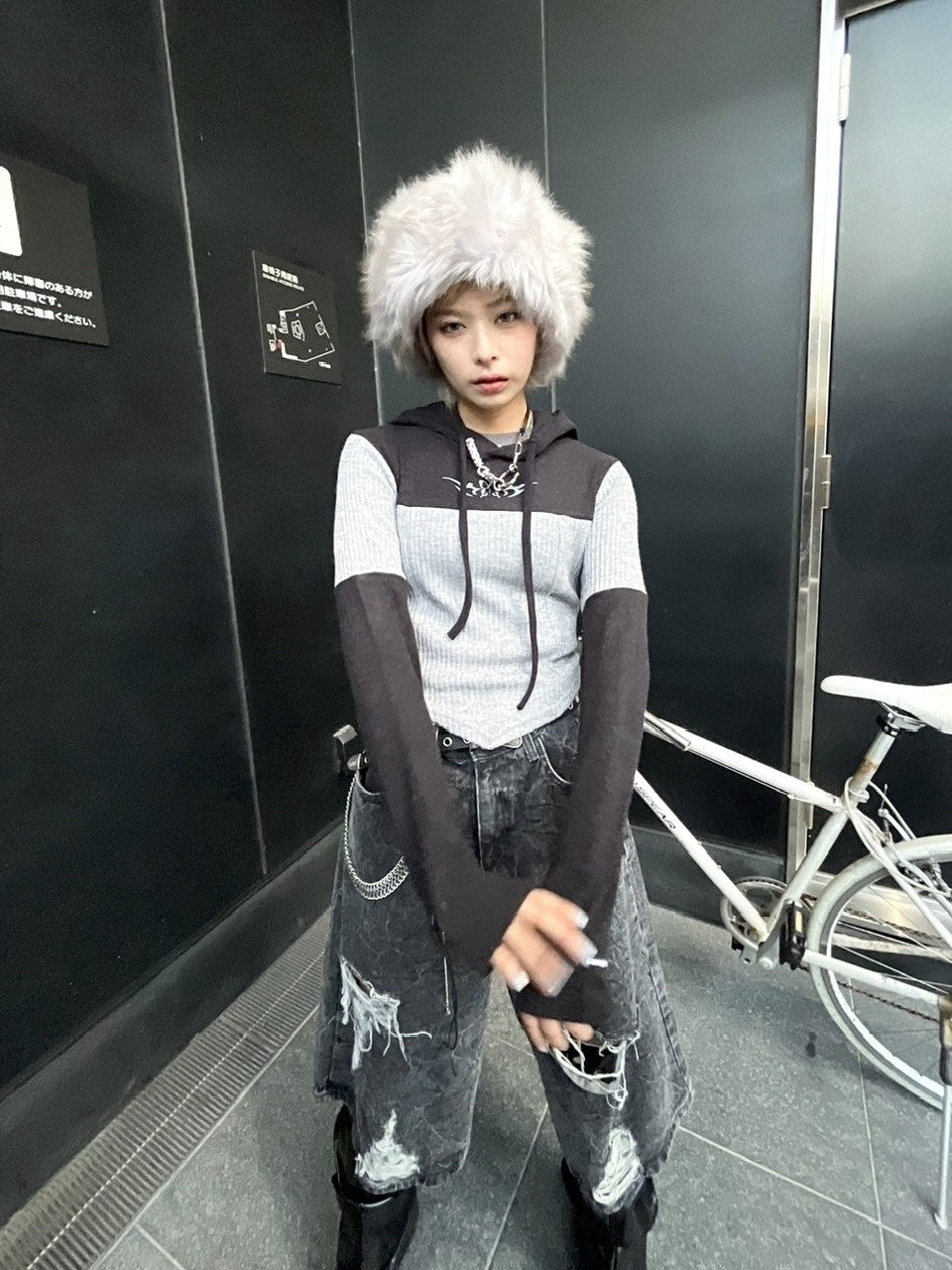受注制【Never mind the XU】fur hat (5color)