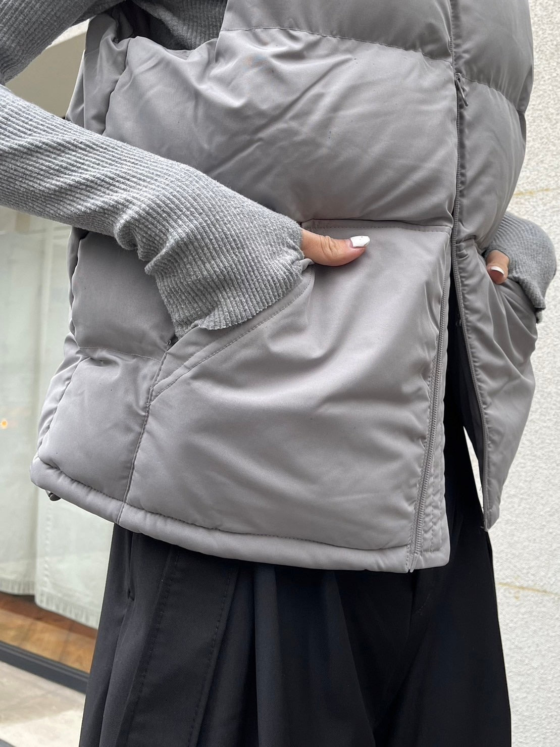 受注制【Chikashitsu +】padded vest (5color)