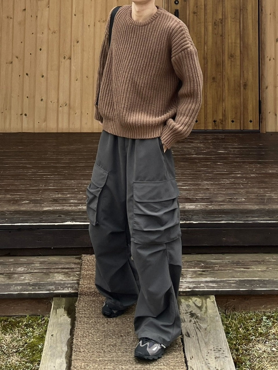 受注制【youll】waffle knit (2color)