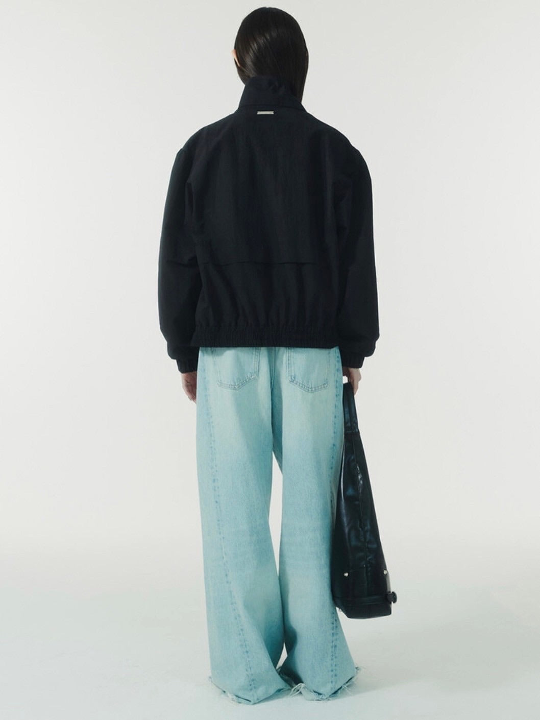 【NOT KNOWING】Ribbon Tie Blouson