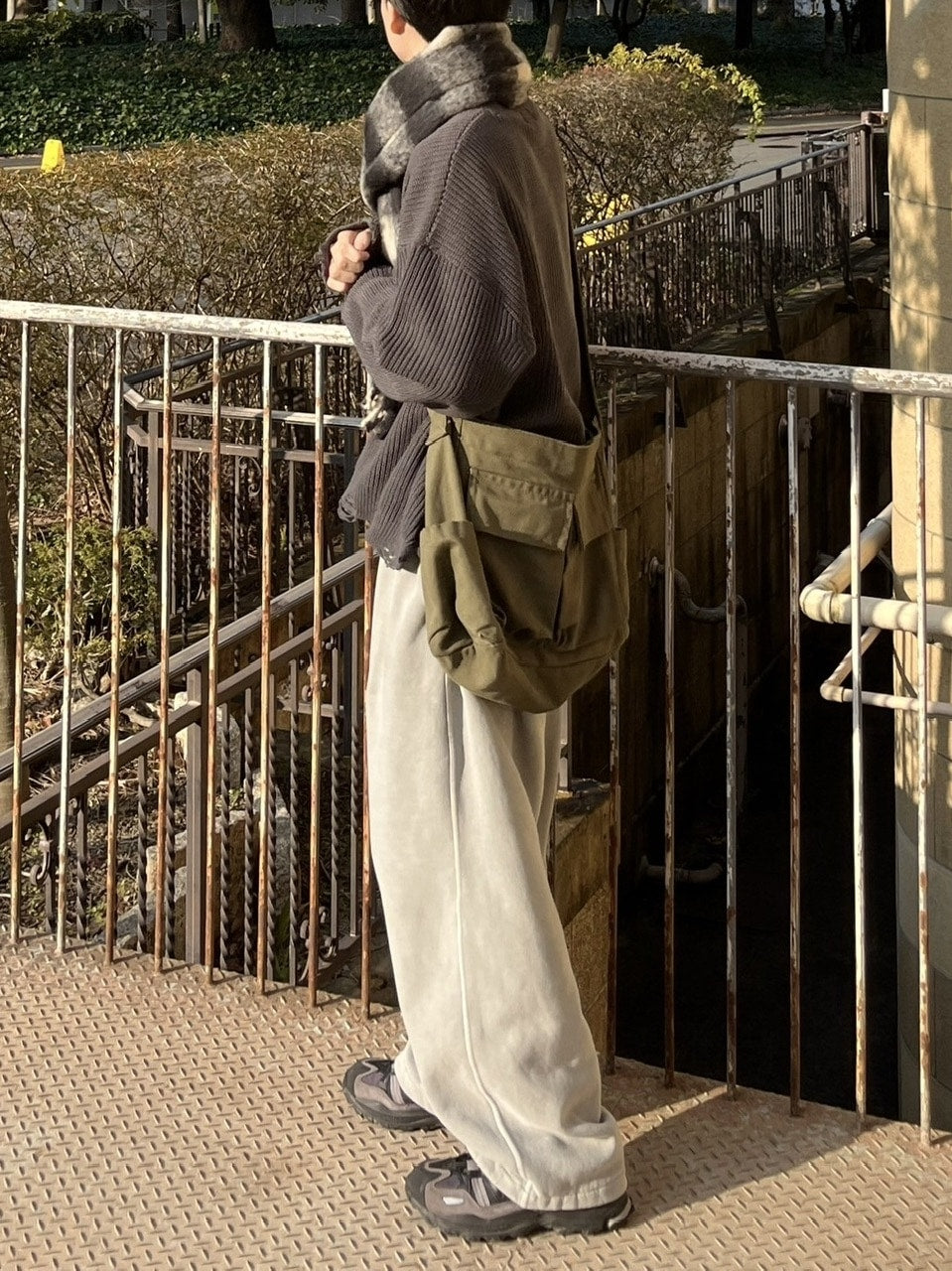 受注制【youll】pigment sweat pants (2color)