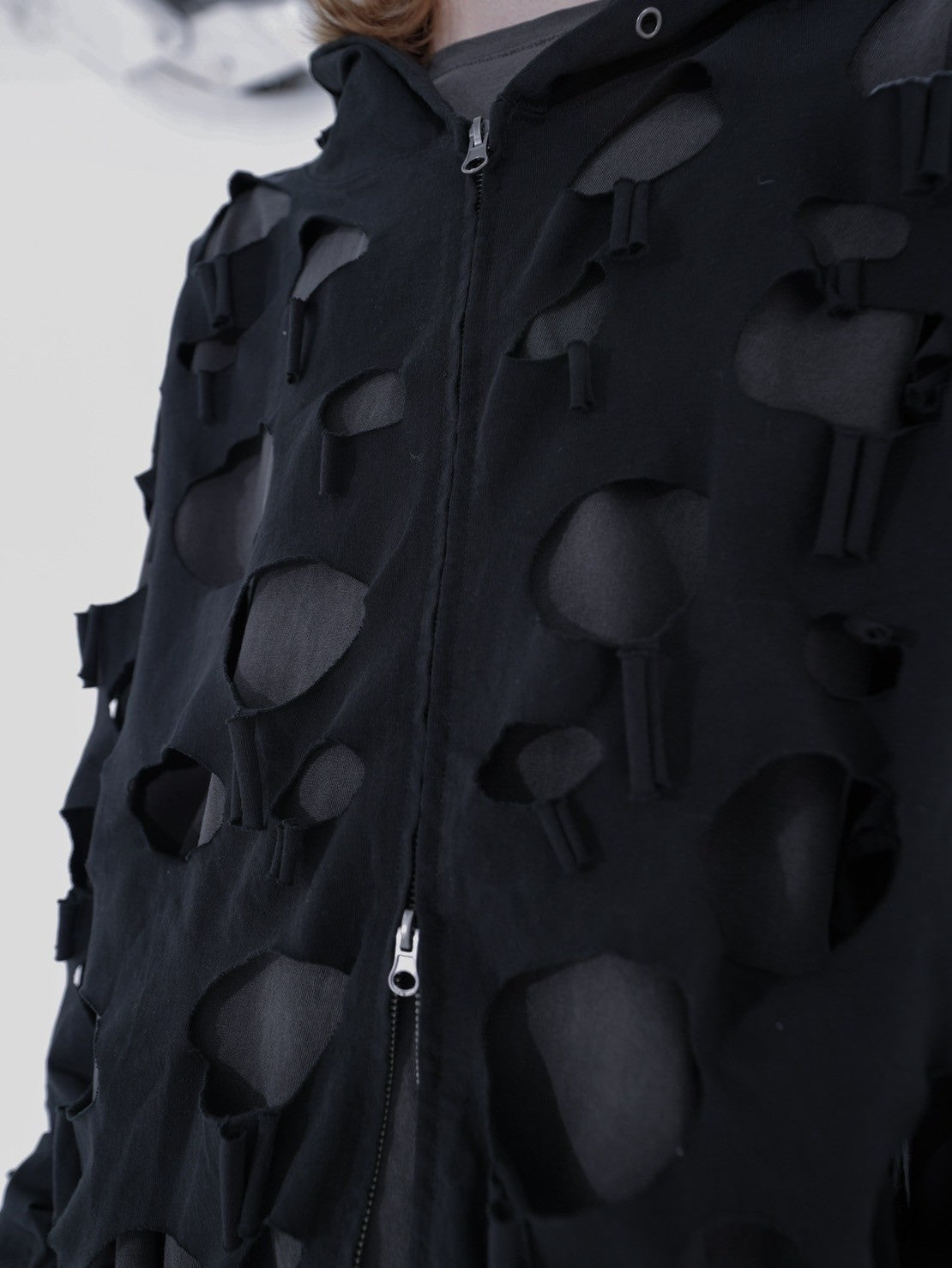 【Bizarre Maiden】damage full zip hoodie