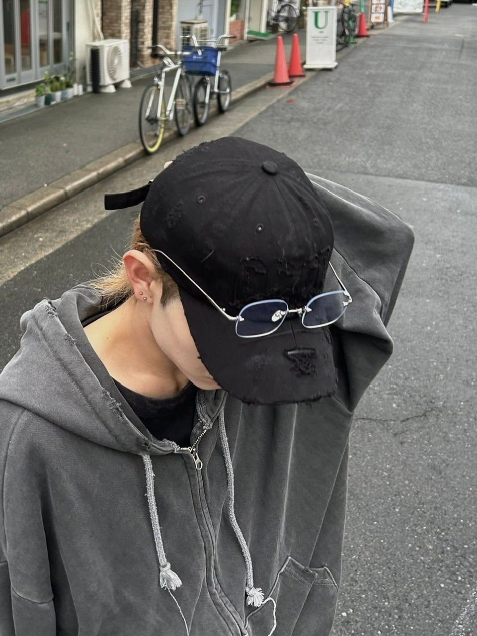 受注制【Chikashitsu +】square eyeglasses / 【チカシツプラス】スクエアアイグラスメガネ