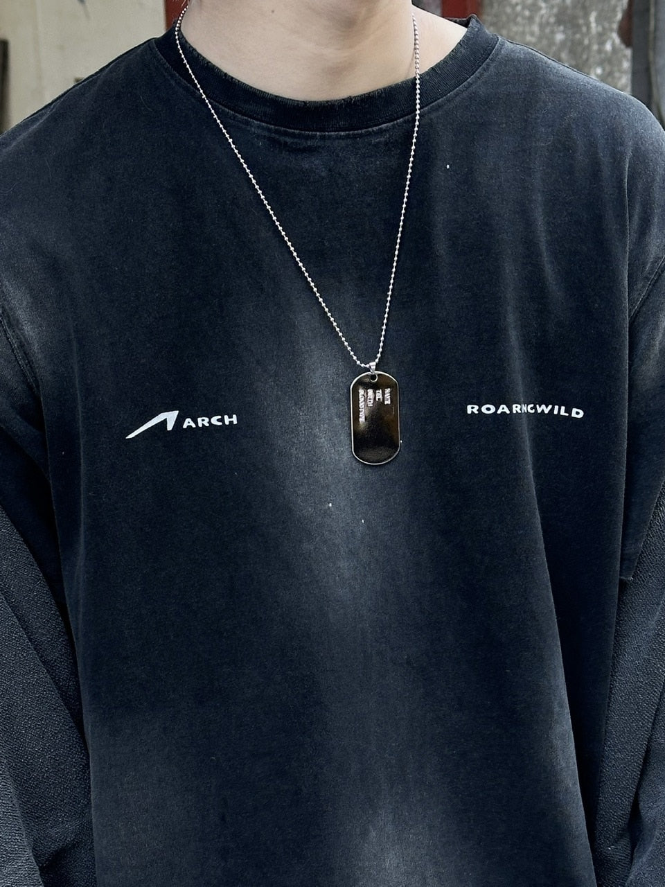 大阪店WEB限定【Chikashitsu +】dog tag necklace