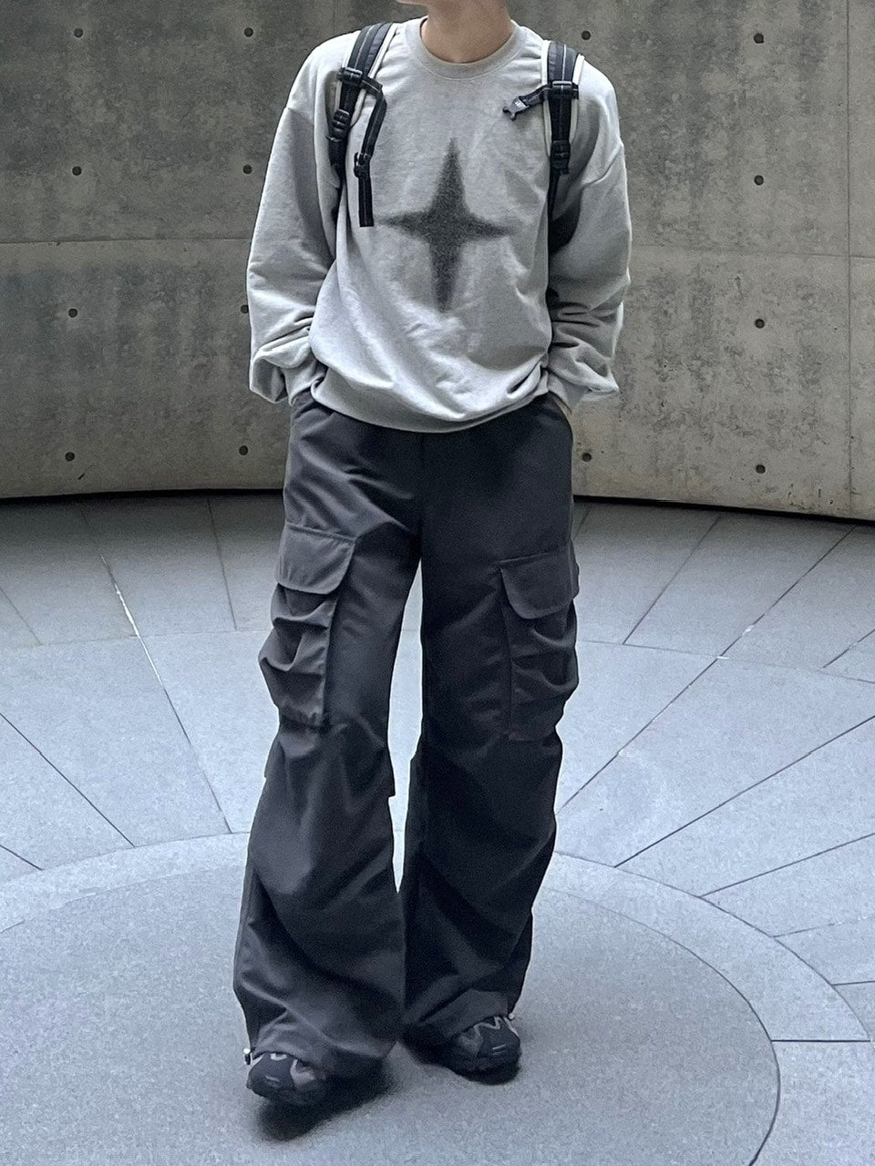 【youll】sparkle sweat shirt (2color)