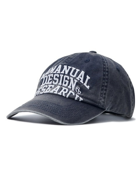 【NOMANUAL】BLEACHED ARCH LOGO BALL CAP