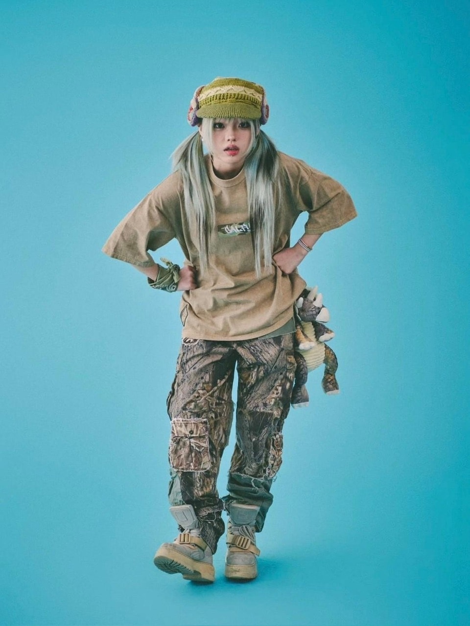 【GALFY】ガルフィーカモボックスロゴTee