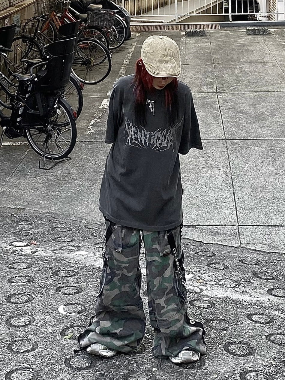 受注制【Never mind the XU】VENTIQUE tee (2color) / 【ネバーマインドザエックスユー】プリント半袖Tシャツ