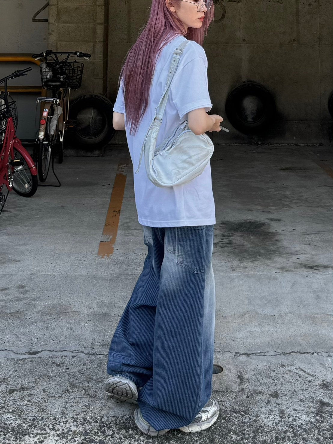 受注制【Chikashitsu +】graphic t-shirt 2 (3color)