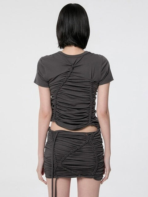 【FLAREUP】Handmade Twisted T-Shirt