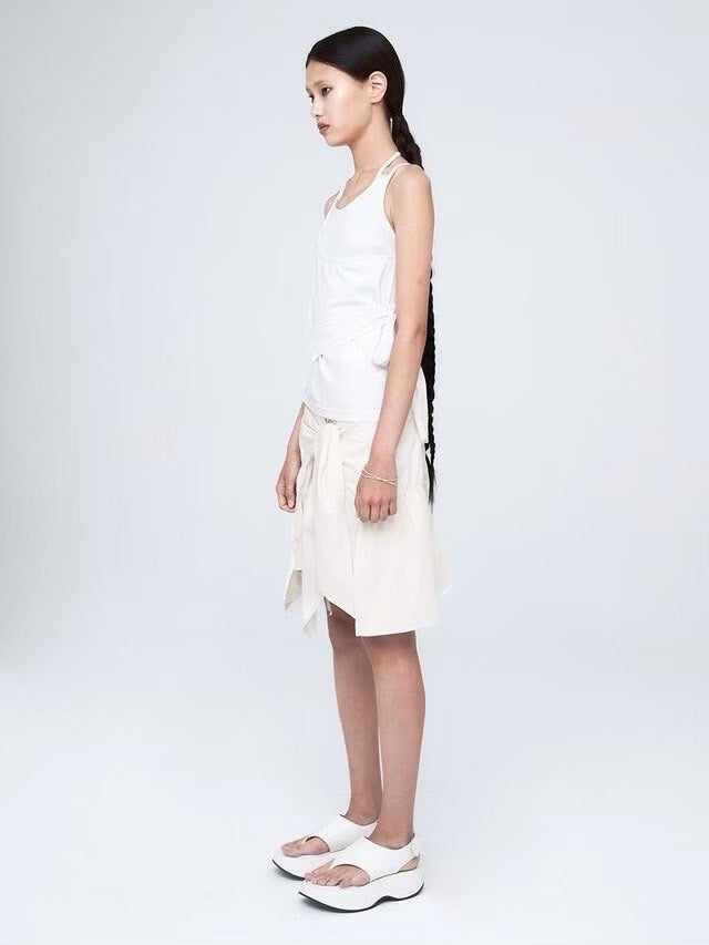 【NACHE】MULTIWAY LAYERED SLEEVELESS