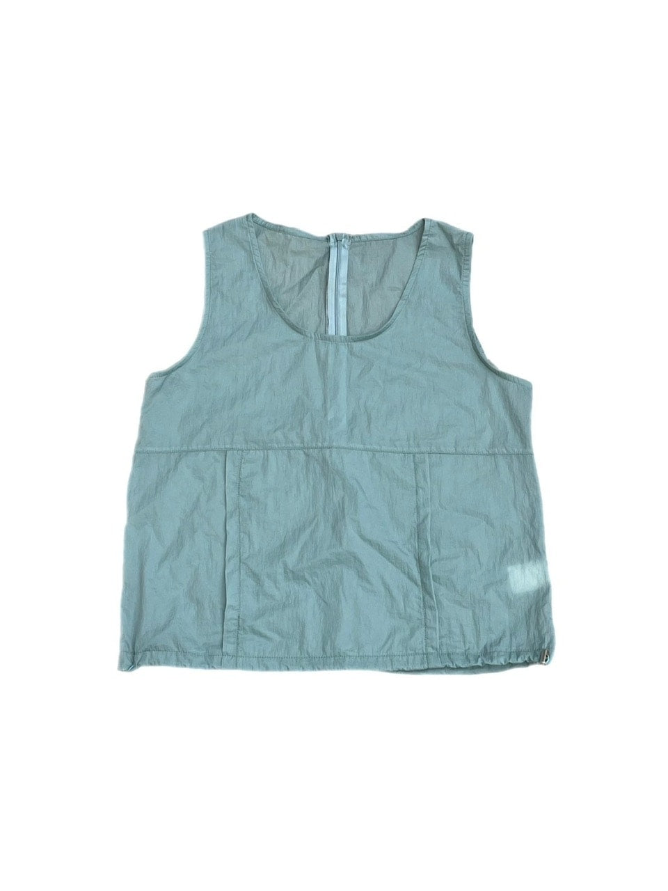受注制【OaKS】nylon cropped vest (3color)