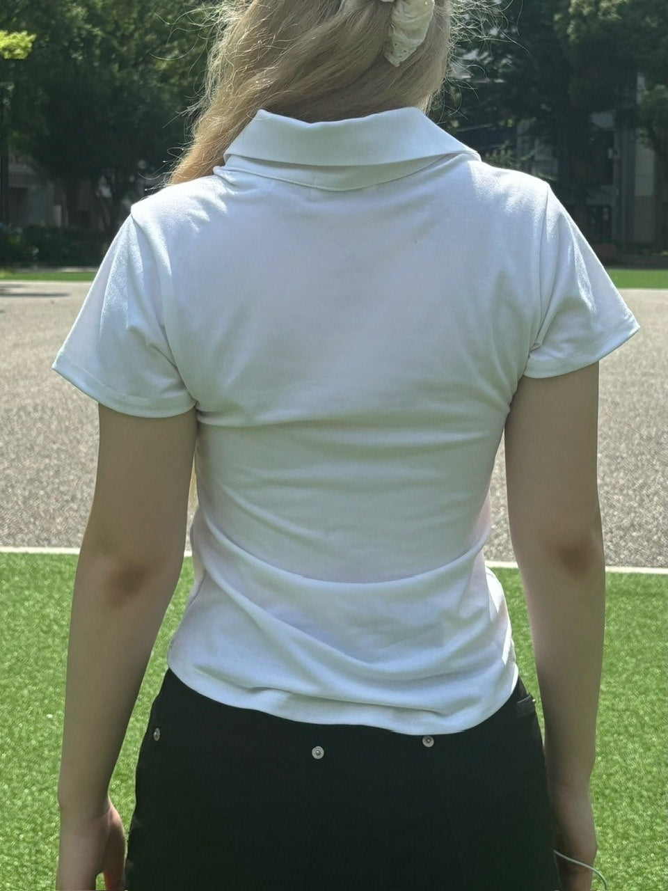 受注制【OaKS】slim collar short sleeve (4color)