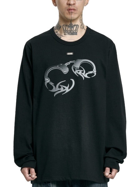 【AJOBYAJO】Tribal AJO Handcuffs Long Sleeves T-Shirt