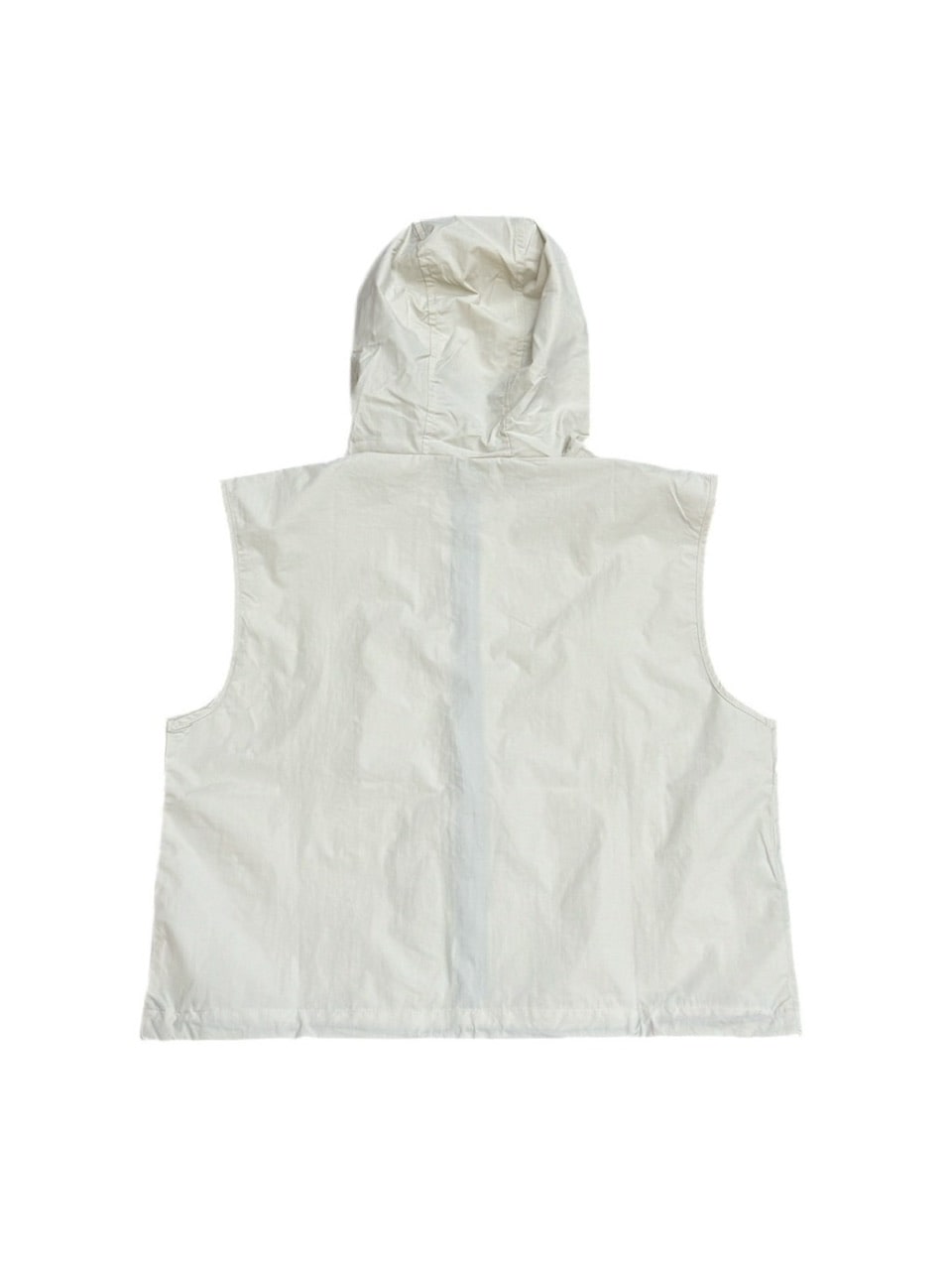 受注制【youll】nylon hooded vest (2color)