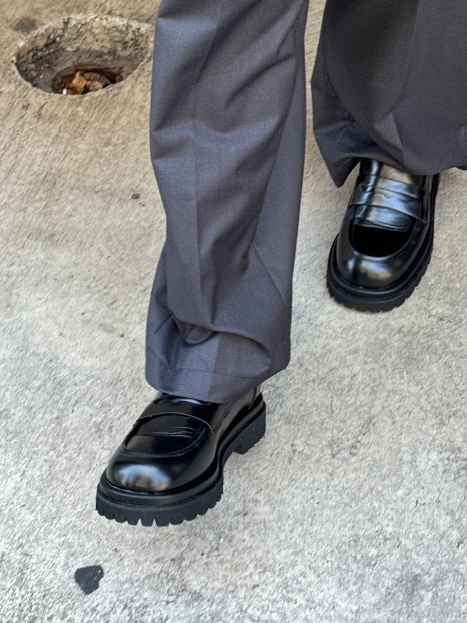 受注制【Chikashitsu +】double sole loafer