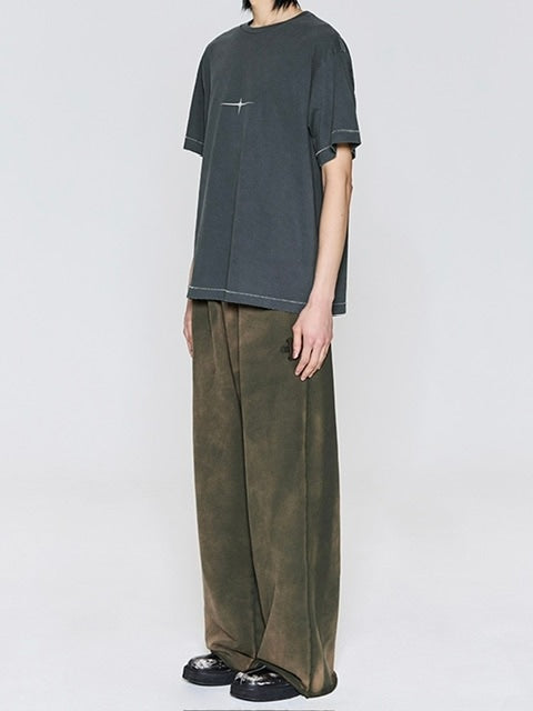 【TILLDAWN】CIRCLE PIGMENT 1/2 SLEEVE