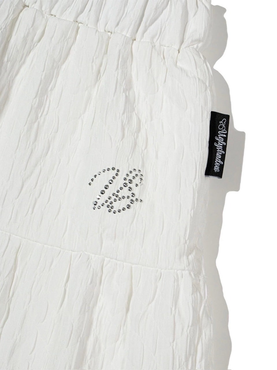 【Uglyshadow】BEADS CANCAN FLARE SKIRT