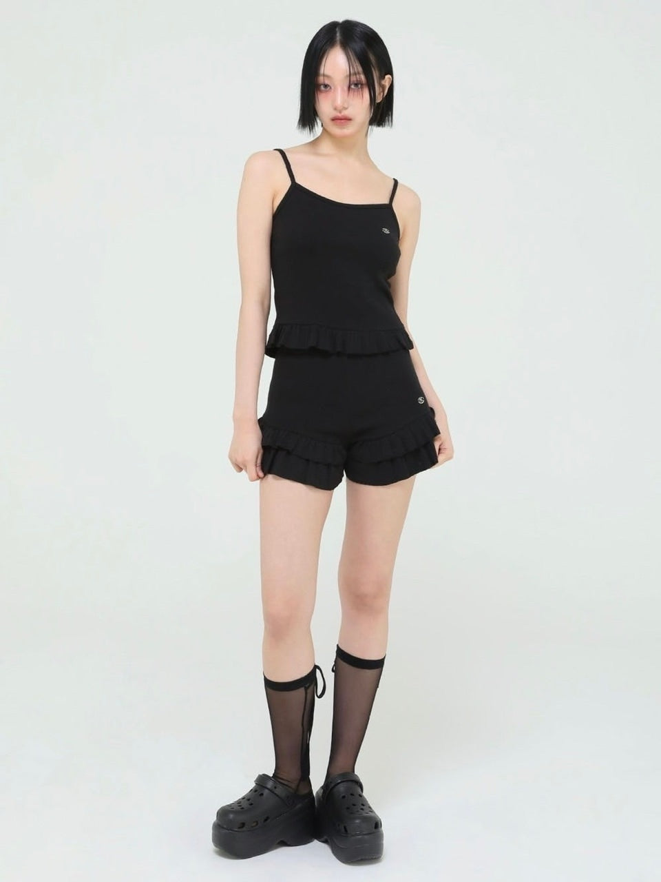 【Uglyshadow】US RUFFLE SLEEVELESS