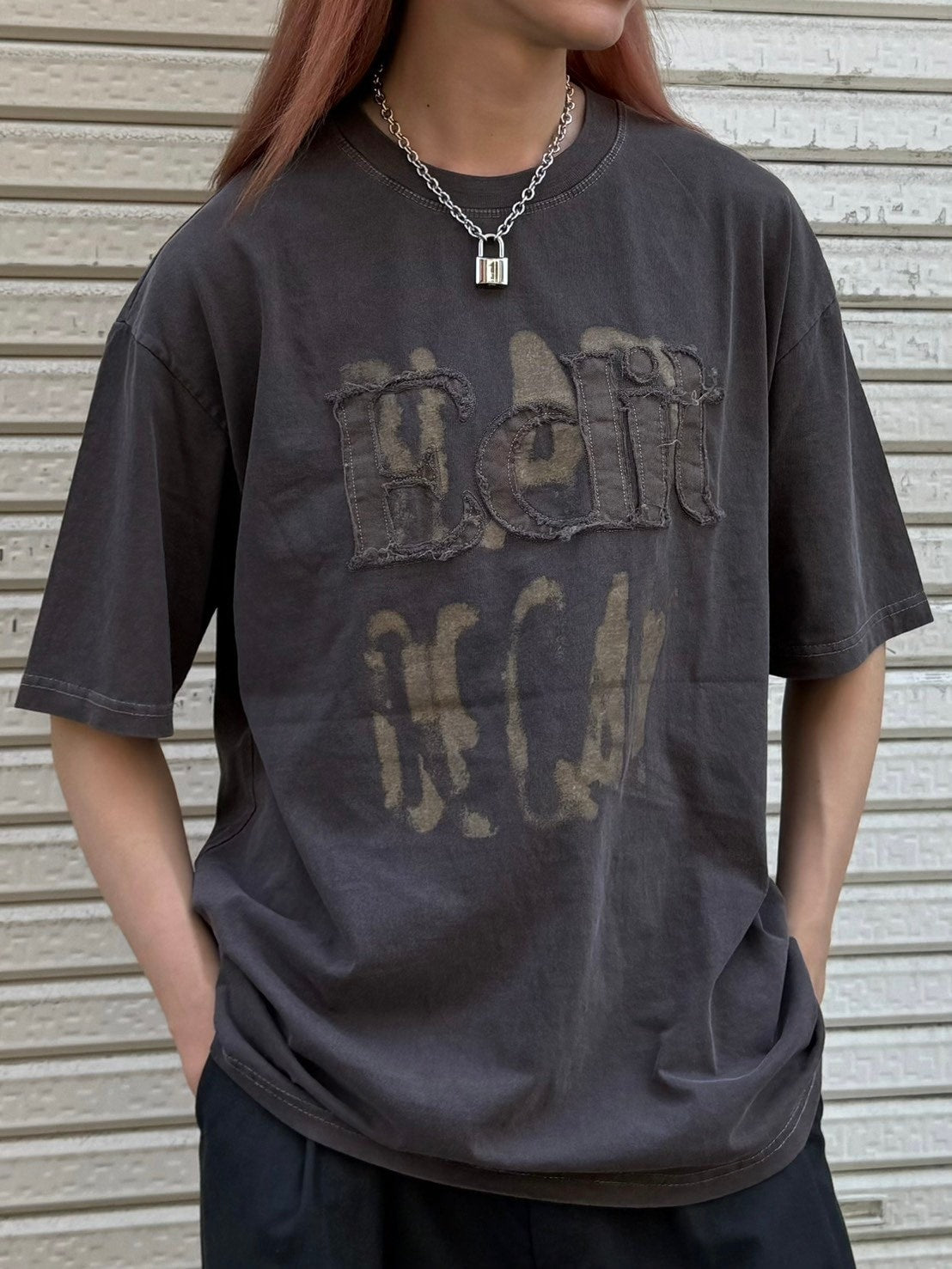 受注制【Chikashitsu +】padlock chain necklace