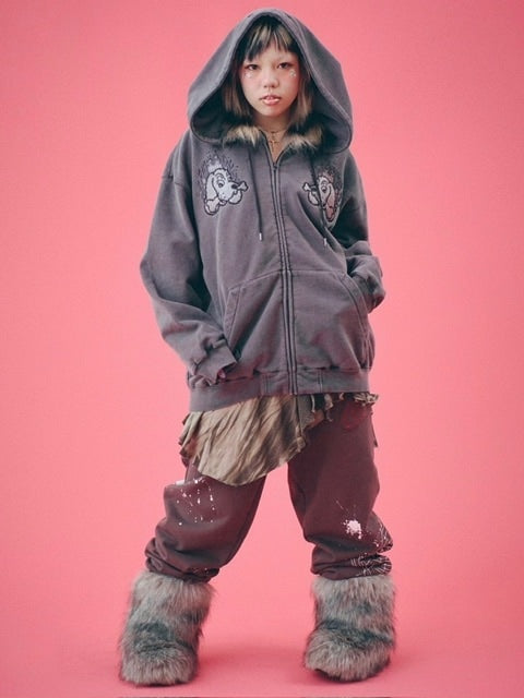 【GALFY】ガルクエジップパーカー