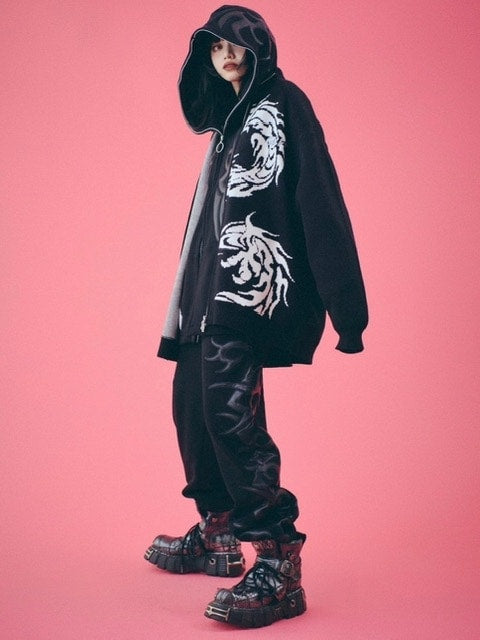 【GALFY】卍ドライバーズニット