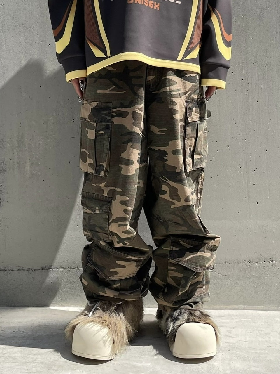【Never mind the XU】camouflage pants (2color)