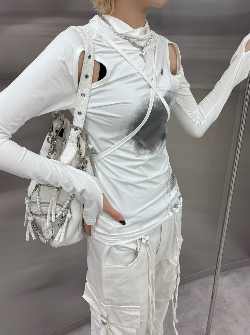 【nmtc +】slim fit pocket cargo pants (2color)