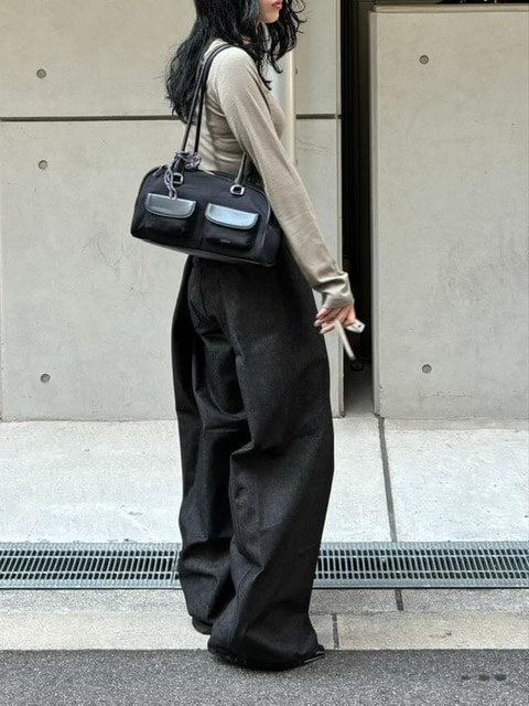 受注制【oaks】roud hem long sleeve t-shirt (4color)