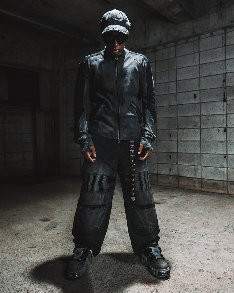 【DIG YOUR OWN GRAVE】WASHING BIKER PANTS