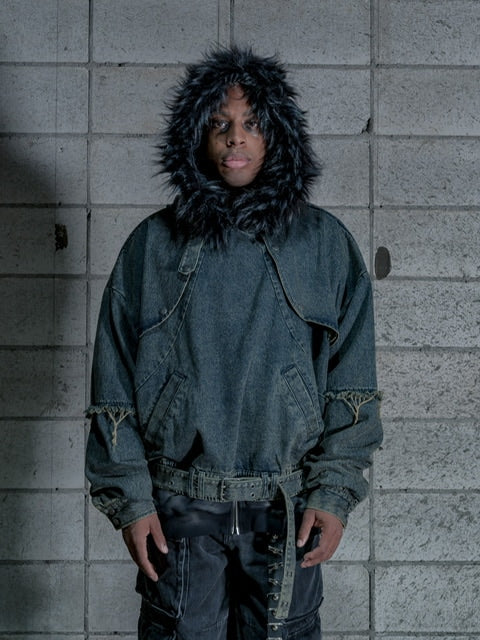 【DIG YOUR OWN GRAVE】DENIM PULLOVER (2color)